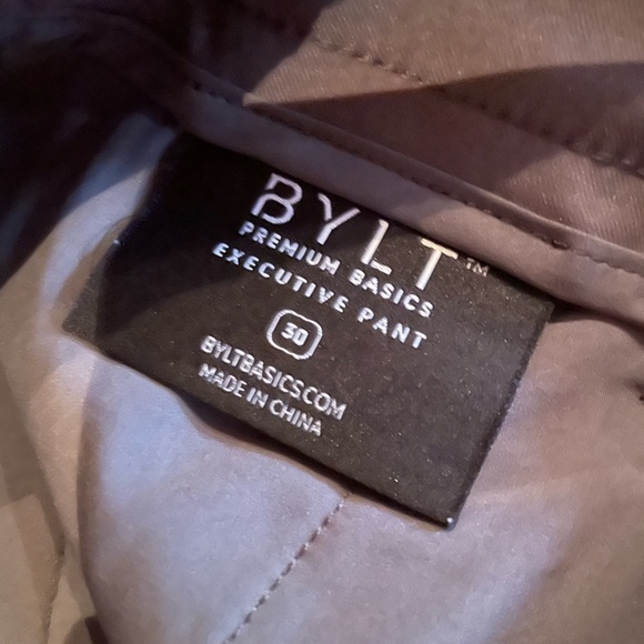 Bylt Basics executive pants-gray NWOT - Picture 4 of 4